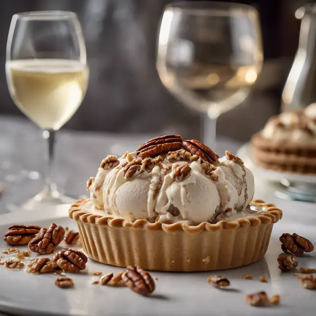 Foto de Creamy Pecan Ice Cream Pie