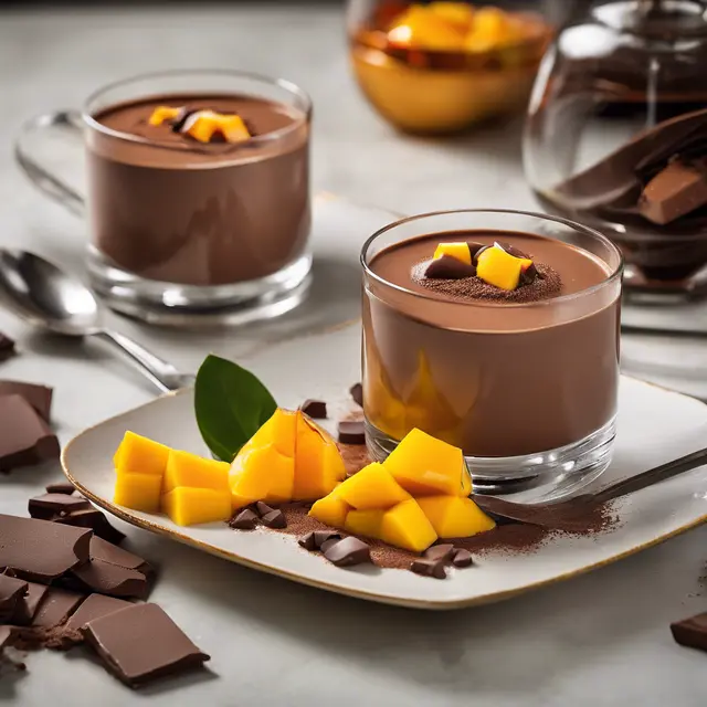 Foto de Hot Chocolate Mousse with Mango