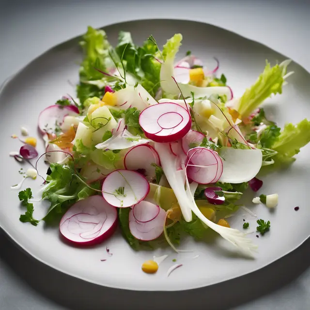 Foto de Florets, Endive, and Radish Salad