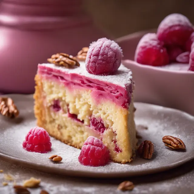 Foto de Ricotta Cake with Raspberry Gelato