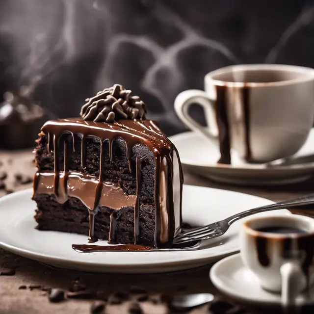 Foto de Chocolate Cake with Coffee Glaze