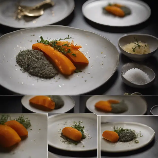 Foto de Parg with Carrot, Sweet Herb and Salt