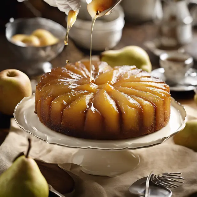 Foto de Upside-Down Pear Cake