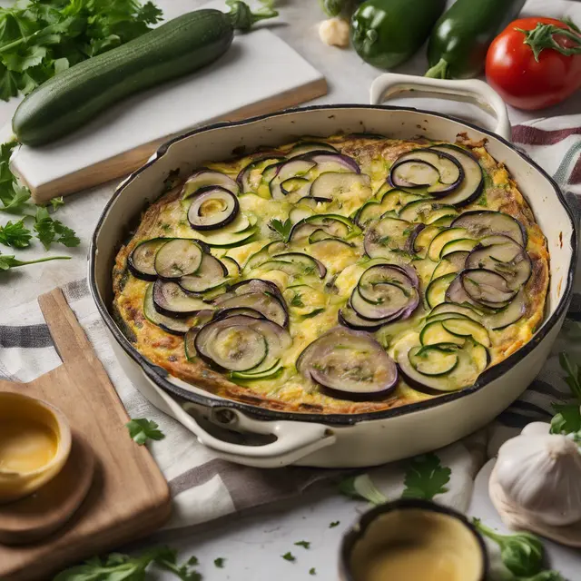 Foto de Eggplant and Zucchini Frittata