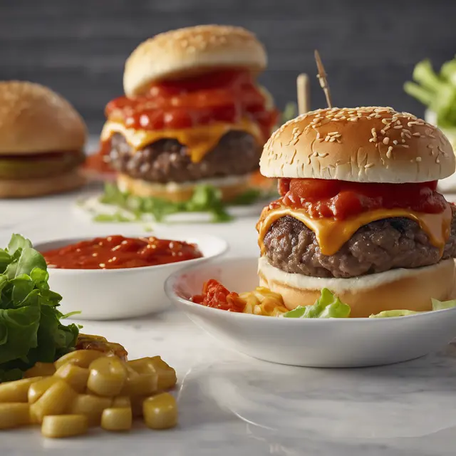 Foto de Cheeseburgers with Tomato