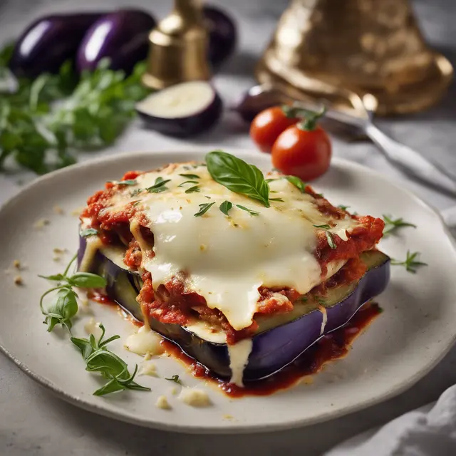 Foto de Eggplant Parmesan with Brie Cheese