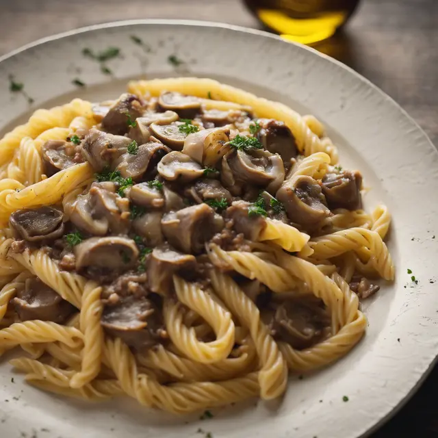 Foto de Basic Pasta with Sira Meat and Mushroom Filling