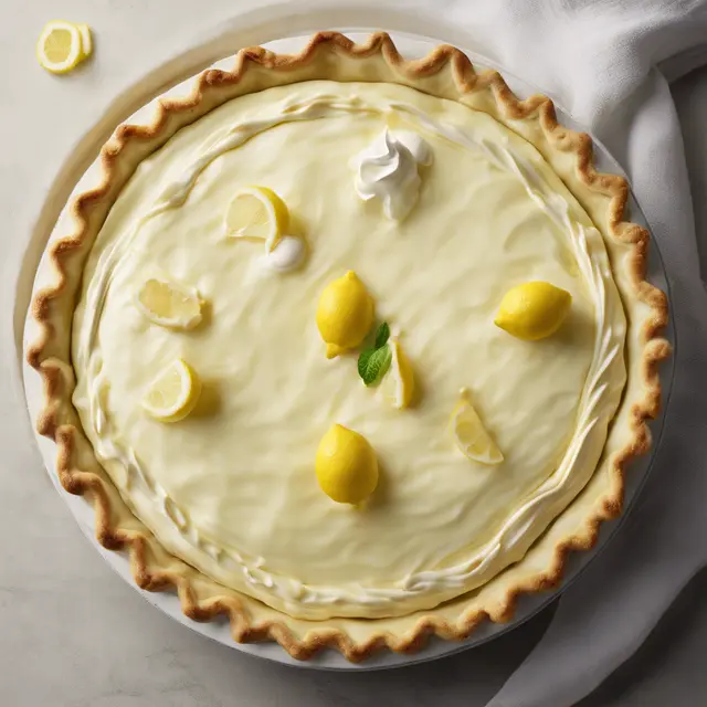 Foto de Lemon Cream Pie with Lemon Filling