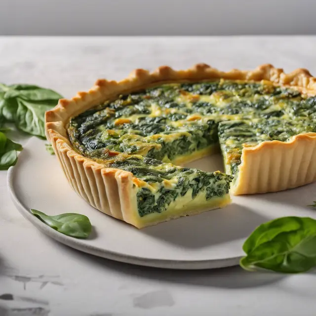 Foto de Spinach Quiche with Filling