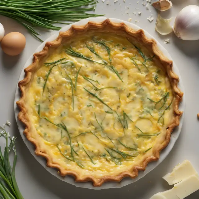 Foto de Garlic and Chive Quiche