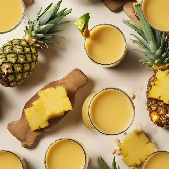 Foto de Brazilian Peanut Drink with Pineapple and Ginger