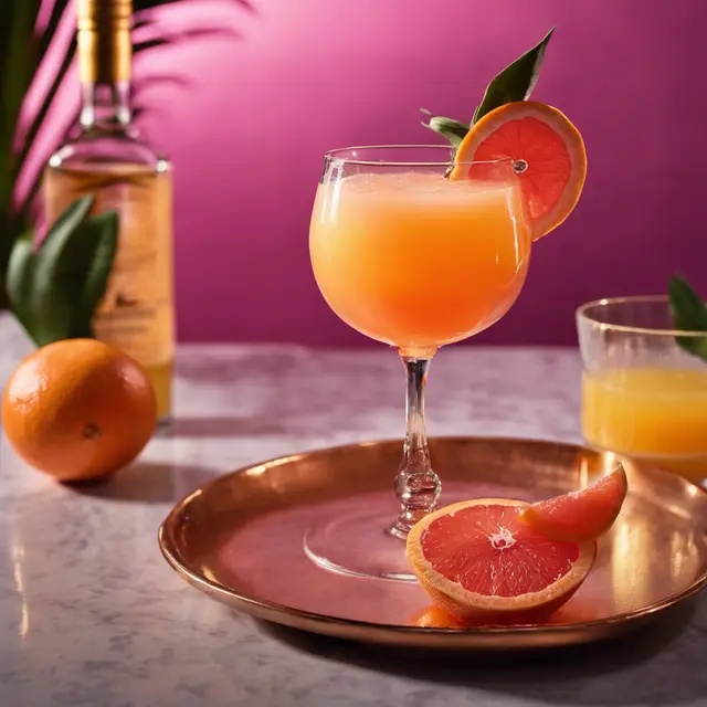 Foto de Grapefruit, Orange Juice, and Cointreau Drink