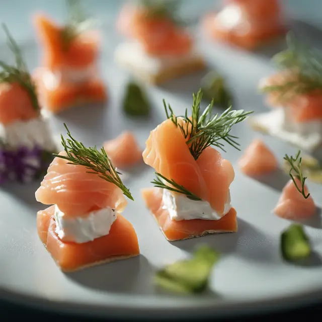 Foto de Smoked Salmon Canapés