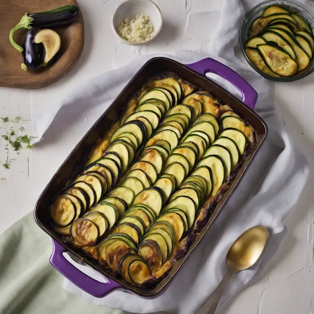 Foto de Roasted Eggplant and Zucchini Gratin