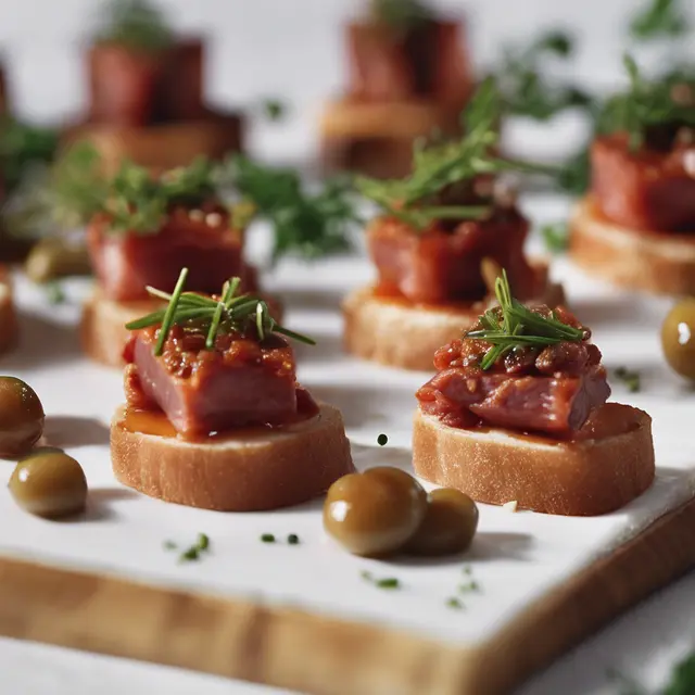 Foto de Linguiça Canapés