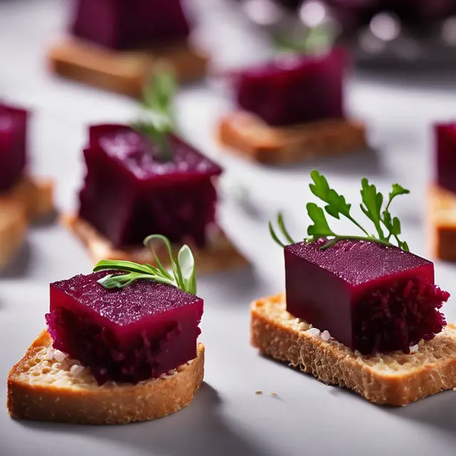 Foto de Beetroot Canapés