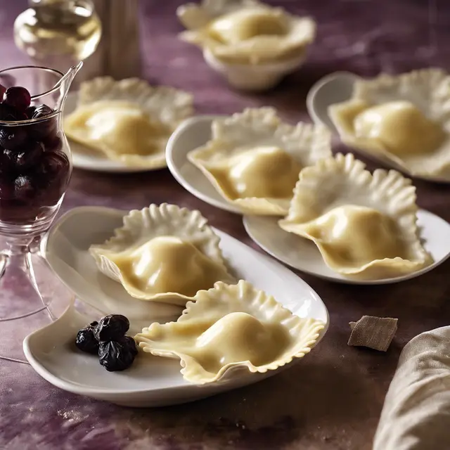 Foto de Mascarpone Cheese Ravioli with Dried Grape