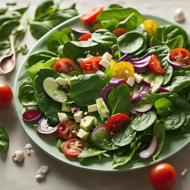 Foto de Spinach Salad with Vegetables