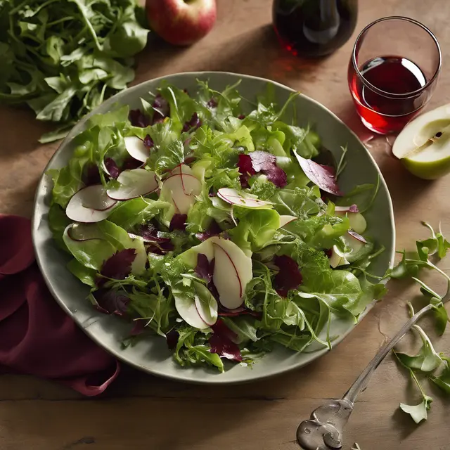 Foto de Leaf Salad with Wine Vinaigrette