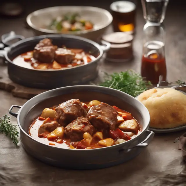 Foto de Goulash with Mignon Filet and Chicken Thighs