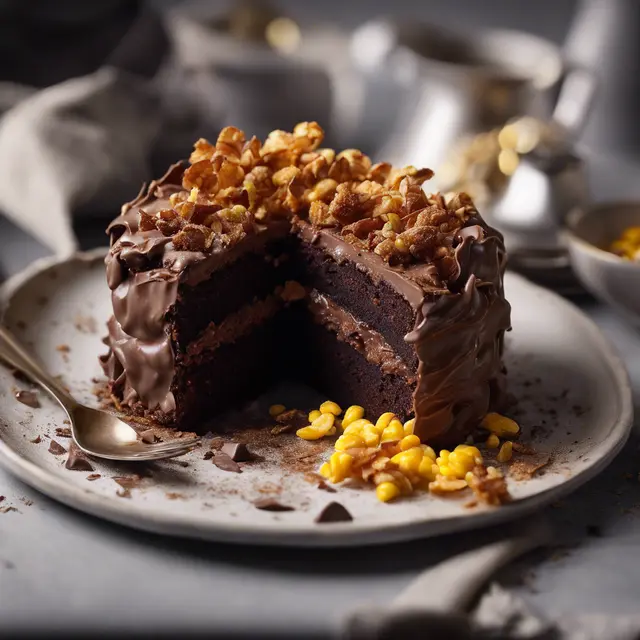 Foto de Chocolate Cake with Corn Flake Crust