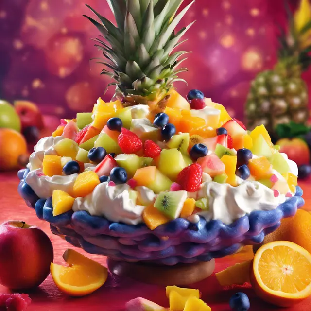 Foto de Fruit Salad with Whipped Cream