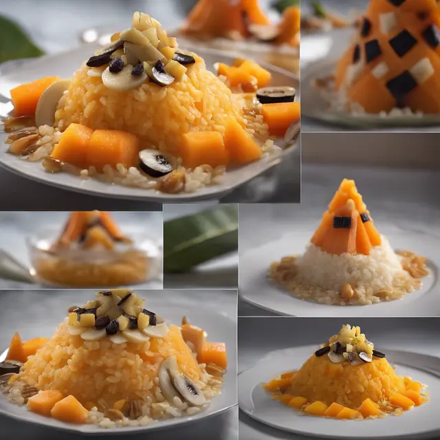 Foto de Sweet Rice with Papaya and Banana