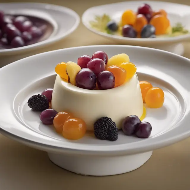 Foto de Fruit and Cream Mousse with Pão-de-Ló