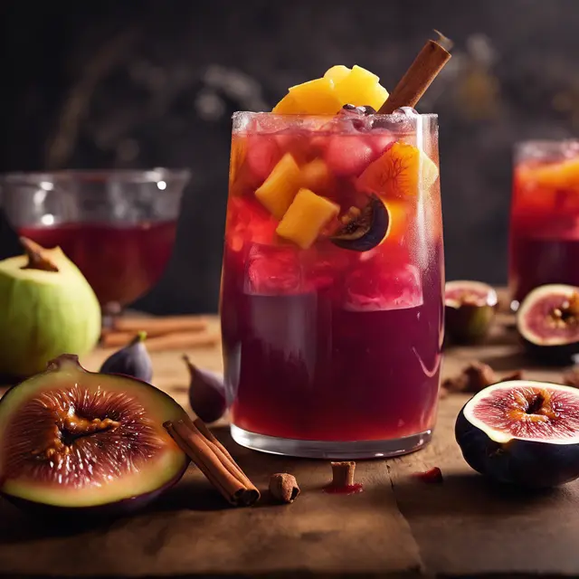 Foto de Fruit Punch with Rum and Cinnamon