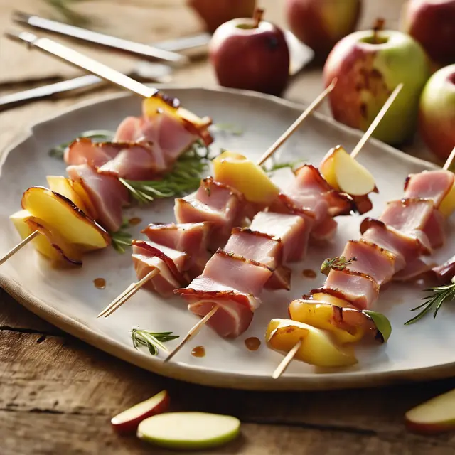 Foto de Cured Ham and Apple Skewers