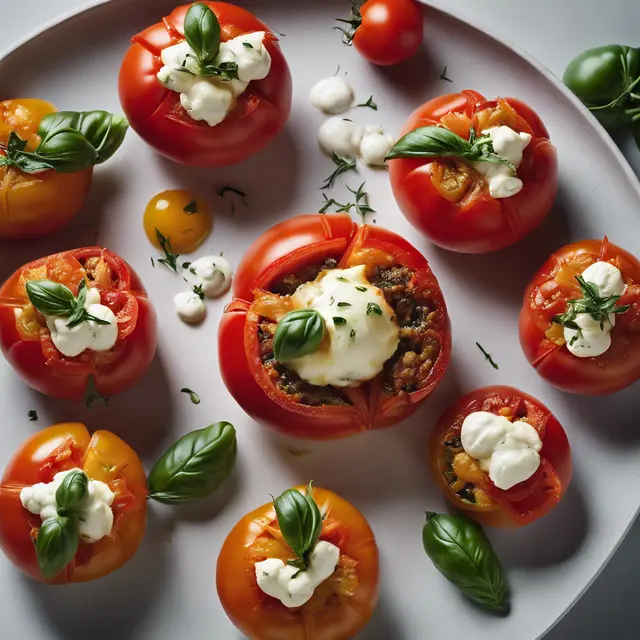 Foto de Stuffed Tomatoes with Mozzarella