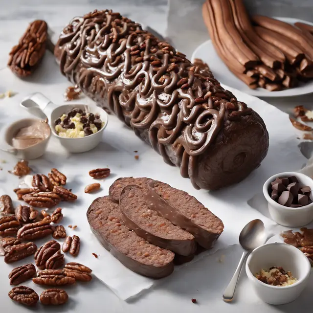 Foto de Chocolate Log in Sausage Form