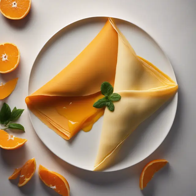 Foto de Delicate Orange Crepe