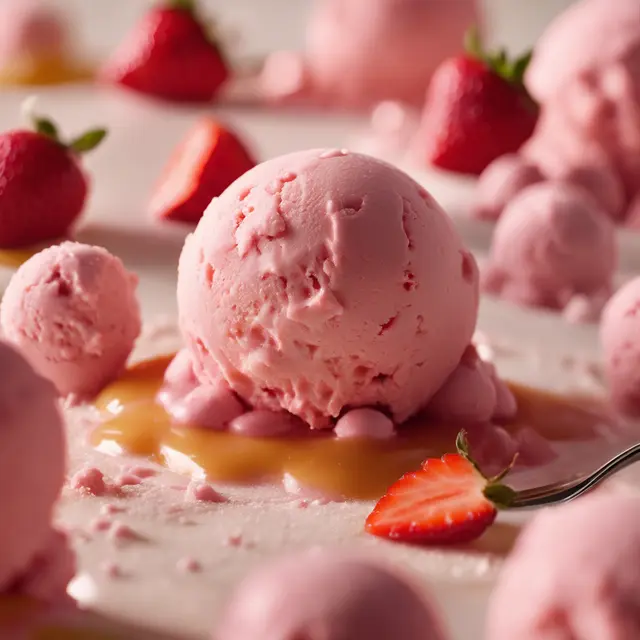 Foto de Strawberry Ice Cream Balls