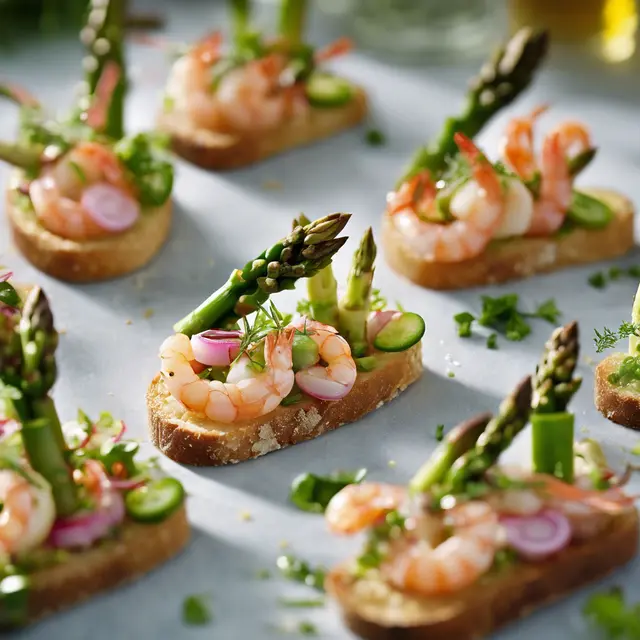 Foto de Asparagus and Shrimp Canapés