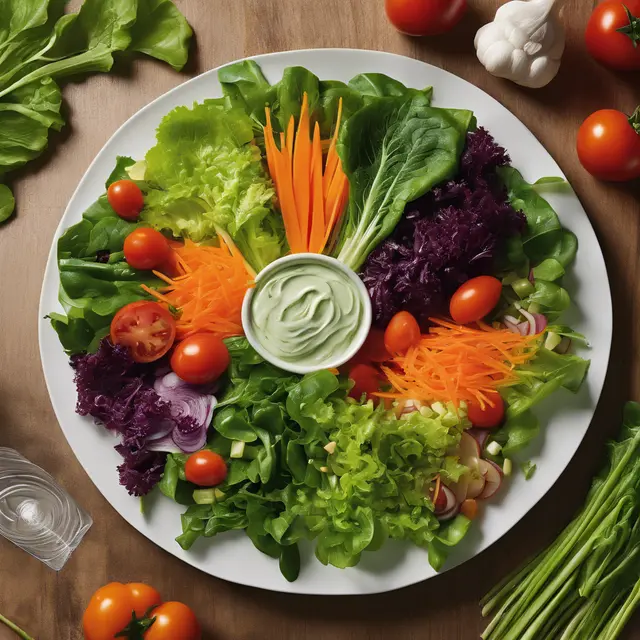 Foto de Leafy Greens Salad with Vegetables