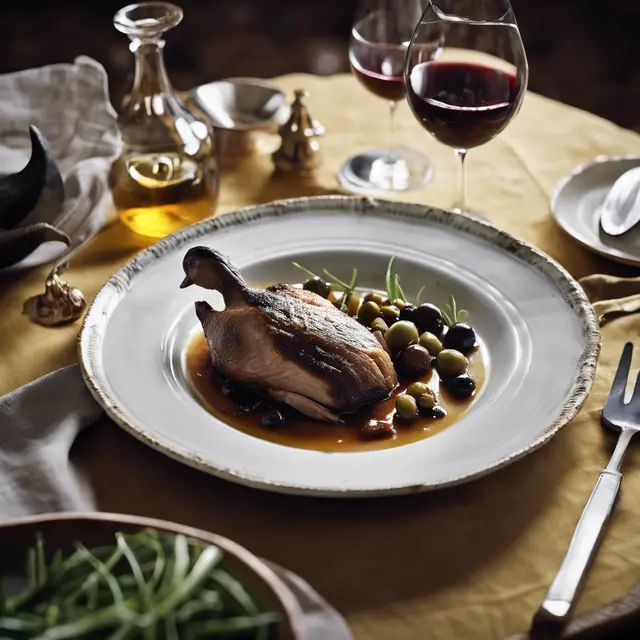 Foto de Braised Duck with Madeira Wine and Olives