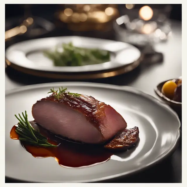 Foto de Smoked Duck with Cumberland Glaze