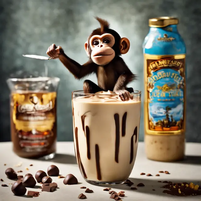 Foto de Condensed Milk, Chocolate Liqueur, and Rum Shake, also known as Monkey