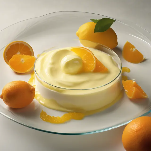 Foto de Orange and Lemon Cream for Fresh Fruits