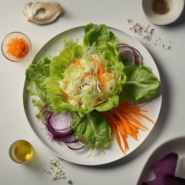 Foto de Lettuce, Garlic, and Carrot Salad