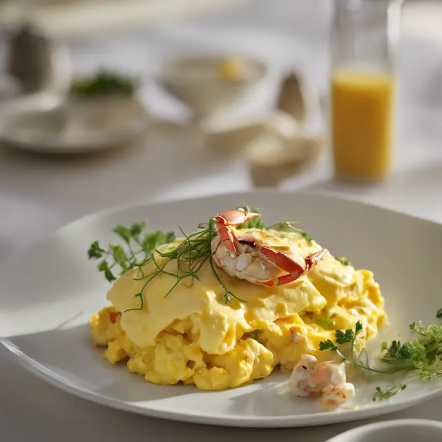 Foto de Crab and Scrambled Egg Omelette