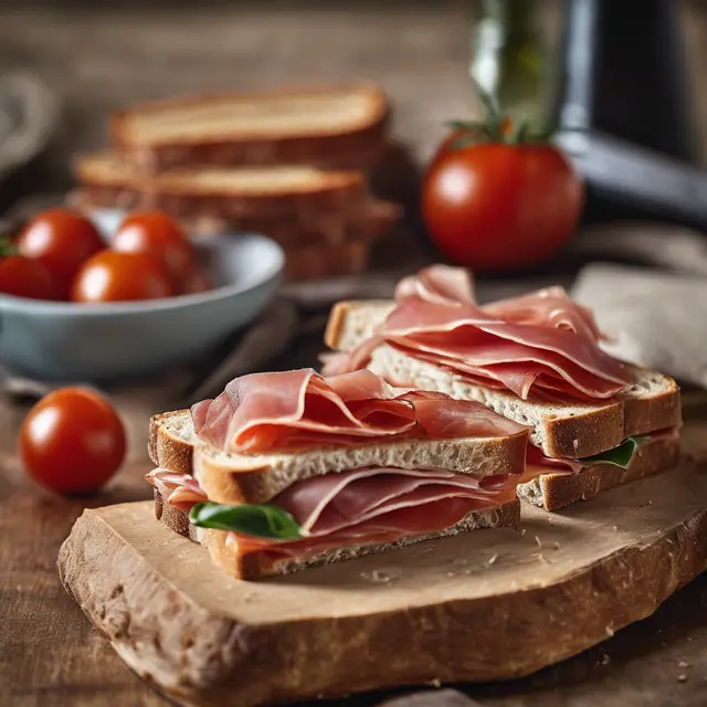 Foto de Sandwich with Prosciutto and Tomato