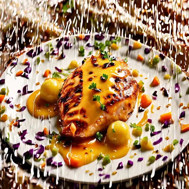 Foto de Chicken Breast in Passion Fruit Sauce