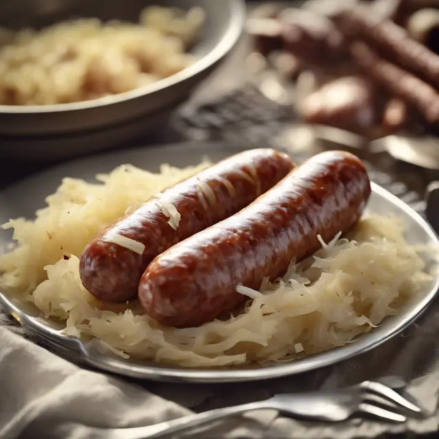 Foto de Sausage with Sauerkraut