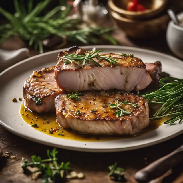 Foto de Pork Chops with Ginger and Herbs