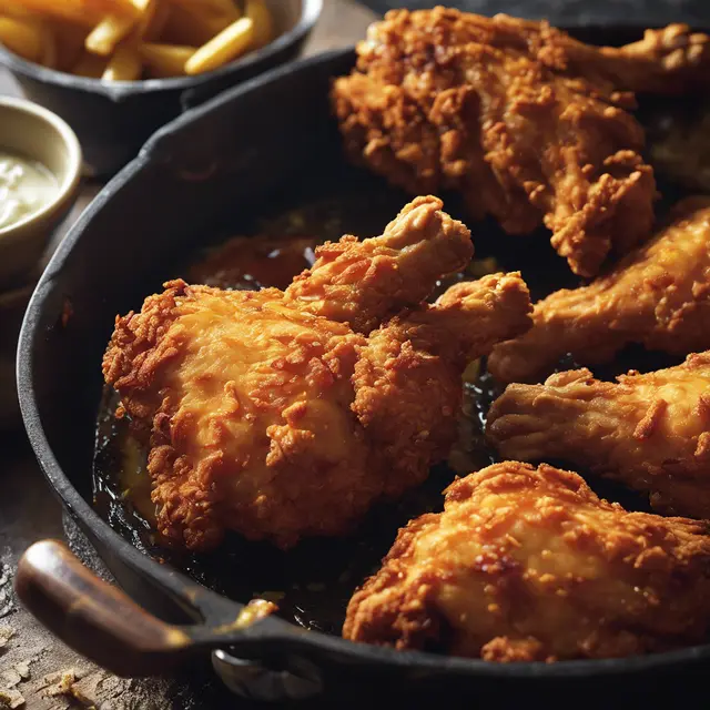 Foto de Crispy Fried Chicken à la American-Style