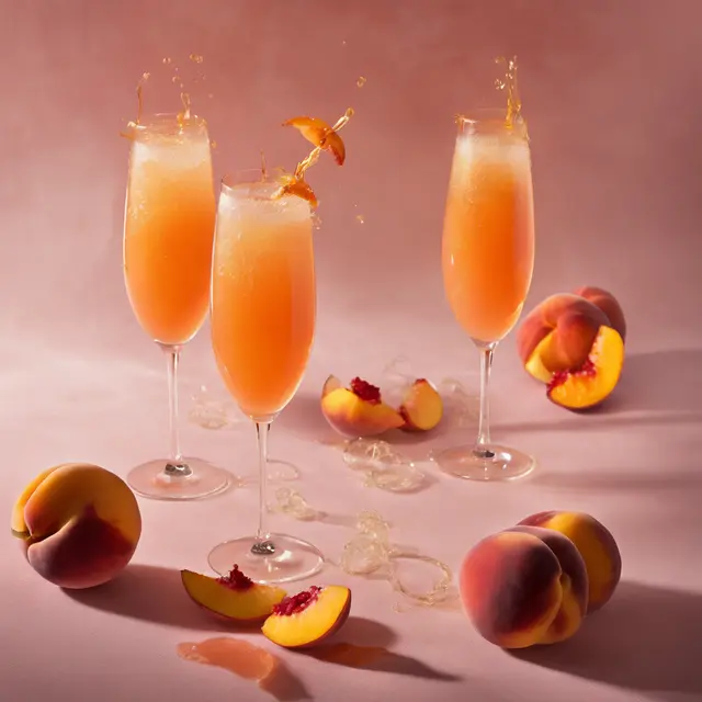 Foto de Peach Punch with Champagne