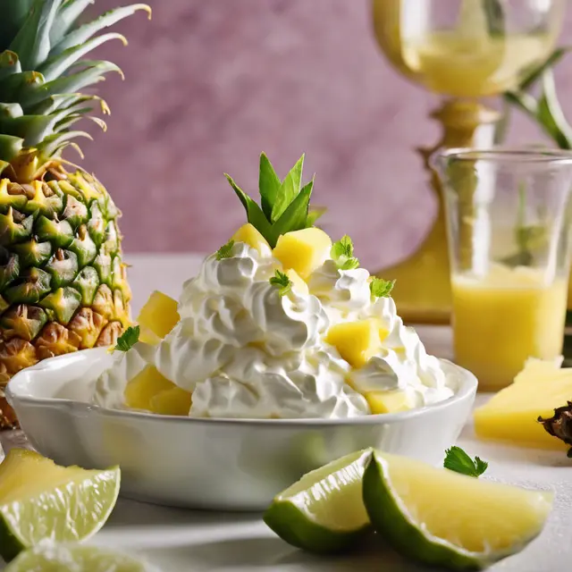 Foto de Pineapple with Whipped Cream