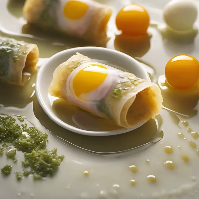 Foto de Egg Roll with Bouillon Gelatin